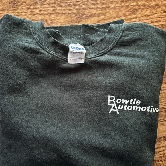 Unisex Forest Green Gildan Sweatshirt Sz L - Picture 4 of 5